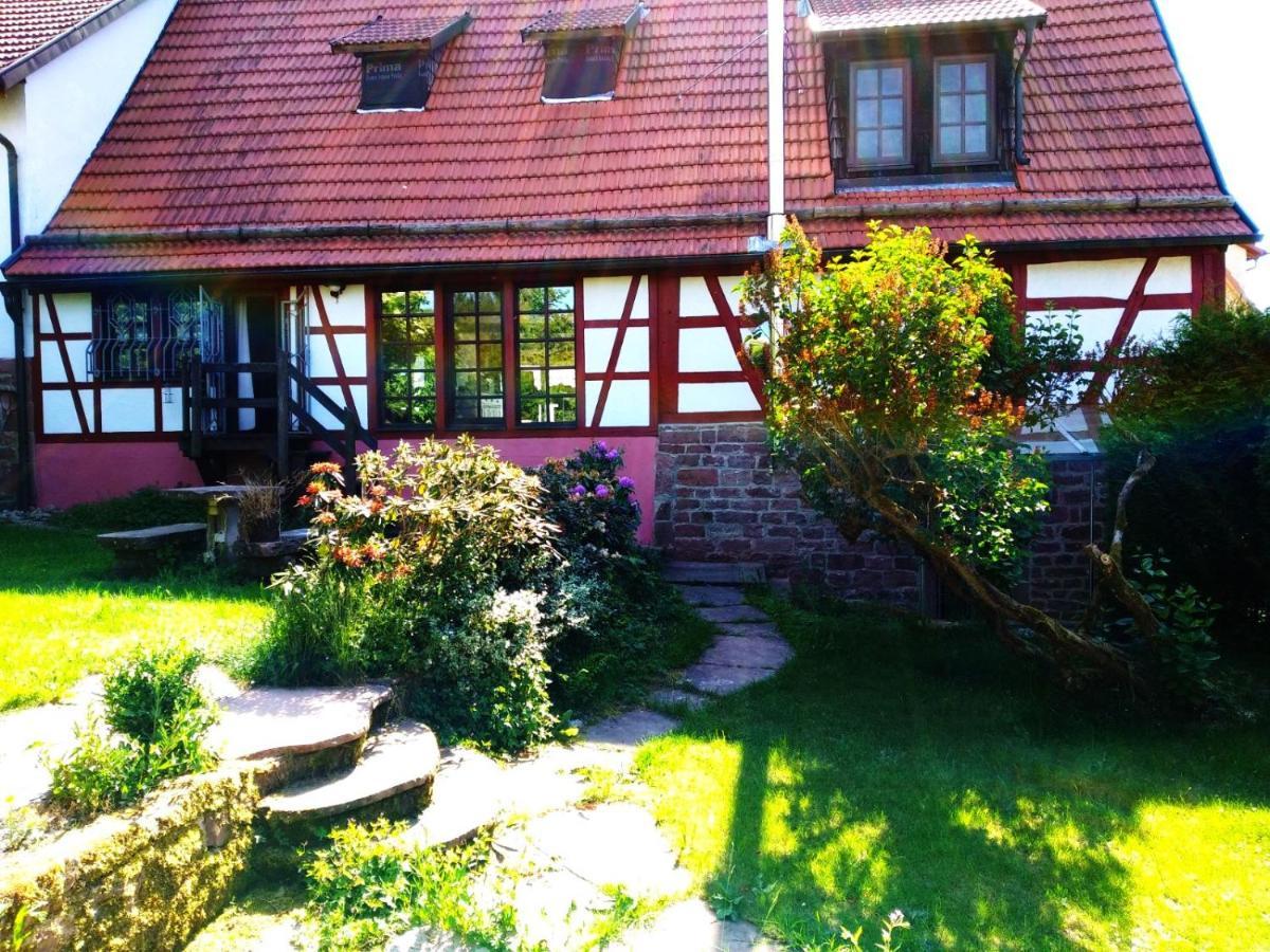 Ferienhaus Marre - Mit Grill, Feuerstelle Und Gartensauna Waldbrunn  المظهر الخارجي الصورة