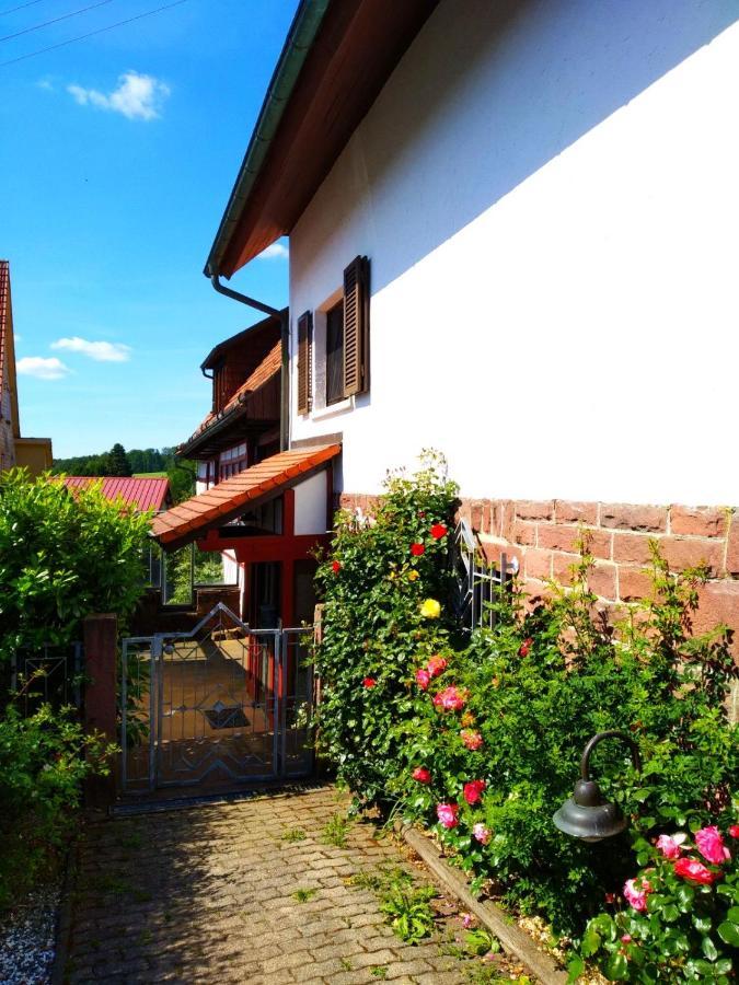 Ferienhaus Marre - Mit Grill, Feuerstelle Und Gartensauna Waldbrunn  المظهر الخارجي الصورة